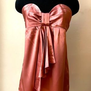 For all 7 Mankind -Pink Silk Tube Top/ Medium